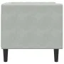 Sillón Chesterfield de terciopelo gris claro by , Sofas - Ref: Foro24-372673, Price: 133,50 €, Discount: %