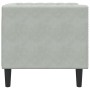 Sillón Chesterfield de terciopelo gris claro by , Sofas - Ref: Foro24-372673, Price: 134,39 €, Discount: %