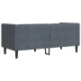 Zweiplätziges Chesterfield-Sofa mit dunkelgrauen Samtkissen. von , Sofas - Ref: Foro24-372684, Preis: 239,05 €, Rabatt: %