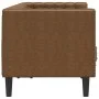 Zweiplätziges Chesterfield-Sofa aus braunem synthetischem Wildleder. von , Sofas - Ref: Foro24-372692, Preis: 333,71 €, Rabat...