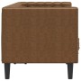 Zweiplätziges Chesterfield-Sofa aus braunem synthetischem Wildleder. von , Sofas - Ref: Foro24-372692, Preis: 321,29 €, Rabat...