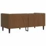 Zweiplätziges Chesterfield-Sofa aus braunem synthetischem Wildleder. von , Sofas - Ref: Foro24-372692, Preis: 333,71 €, Rabat...