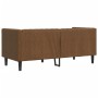 Zweiplätziges Chesterfield-Sofa aus braunem synthetischem Wildleder. von , Sofas - Ref: Foro24-372692, Preis: 321,29 €, Rabat...