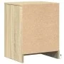 Mesita de noche con luces LED madera de ingeniería roble Sonoma by , Nightstands - Ref: Foro24-852023, Price: 38,07 €, Discou...