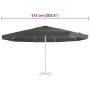 Tela de repuesto para sombrilla gris antracita 515 cm