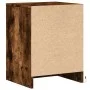 Mesita de noche luces LED 2 uds madera ingeniería roble ahumado de , Mesitas de noche - Ref: Foro24-852028, Precio: 67,99 €, ...