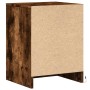 Mesita de noche luces LED 2 uds madera ingeniería roble ahumado by , Nightstands - Ref: Foro24-852028, Price: 68,85 €, Discou...