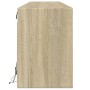 Wand-TV-Möbel mit LED-Eiche Sonoma 180x31x45 cm von , TV-Möbel - Ref: Foro24-3307942, Preis: 154,09 €, Rabatt: %