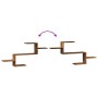 Estante de pared madera de ingeniería envejecida 104x15x49 cm by , Shelves and shelves - Ref: Foro24-853207, Price: 31,22 €, ...