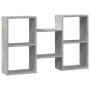 Estantería de pared madera ingeniería gris hormigón 96x18x60 cm de , Estantes y estanterías - Ref: Foro24-853230, Precio: 42,...
