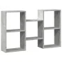 Estantería de pared madera ingeniería gris hormigón 96x18x60 cm de , Estantes y estanterías - Ref: Foro24-853230, Precio: 42,...