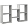 Wandregal aus grauem Beton-Holz-Ingenieurwesen 96x18x60 cm von , Regale und Regale - Ref: Foro24-853230, Preis: 42,79 €, Raba...