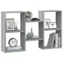 Wandregal aus grauer Sonoma-Ingenieurholz 96x18x60 cm von , Regale und Regale - Ref: Foro24-853232, Preis: 40,99 €, Rabatt: %