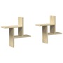 Estantes pared 2 uds madera ingeniería roble Sonoma 38x12x38 cm by , Shelves and shelves - Ref: Foro24-853247, Price: 21,82 €...