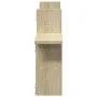 Estantes pared 2 uds madera ingeniería roble Sonoma 38x12x38 cm de , Estantes y estanterías - Ref: Foro24-853247, Precio: 21,...