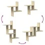 Estantes pared 2 uds madera ingeniería roble Sonoma 38x12x38 cm de , Estantes y estanterías - Ref: Foro24-853247, Precio: 21,...
