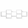 Estantería de pared madera de ingeniería blanca 129x18x42 cm de , Estantes y estanterías - Ref: Foro24-853218, Precio: 61,12 ...