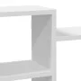 Estantería de pared madera de ingeniería blanca 129x18x42 cm de , Estantes y estanterías - Ref: Foro24-853218, Precio: 61,12 ...