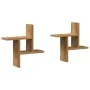Estantes pared 2 uds madera ingeniería artisian 38x12x38 cm de , Estantes y estanterías - Ref: Foro24-853253, Precio: 22,60 €...