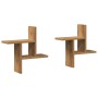 Estantes pared 2 uds madera ingeniería artisian 38x12x38 cm by , Shelves and shelves - Ref: Foro24-853253, Price: 23,01 €, Di...