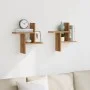 Estantes pared 2 uds madera ingeniería artisian 38x12x38 cm de , Estantes y estanterías - Ref: Foro24-853253, Precio: 22,60 €...