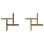 Estantes pared 2 uds madera ingeniería artisian 38x12x38 cm de , Estantes y estanterías - Ref: Foro24-853253, Precio: 22,60 €...