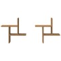 Estantes pared 2 uds madera ingeniería artisian 38x12x38 cm by , Shelves and shelves - Ref: Foro24-853253, Price: 23,01 €, Di...