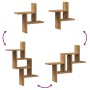 Estantes pared 2 uds madera ingeniería artisian 38x12x38 cm de , Estantes y estanterías - Ref: Foro24-853253, Precio: 21,08 €