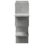 Estante pared madera ingeniería gris hormigón 124,5x18x60,5 cm by , Shelves and shelves - Ref: Foro24-853266, Price: 33,95 €,...