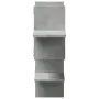 Regal aus Holzwerkstoff in Grau-Betonoptik, 124,5x18x60,5 cm. von , Regale und Regale - Ref: Foro24-853266, Preis: 35,78 €, R...