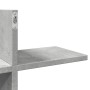 Estante pared madera ingeniería gris hormigón 124,5x18x60,5 cm by , Shelves and shelves - Ref: Foro24-853266, Price: 33,95 €,...