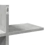 Regal aus Holzwerkstoff in Grau-Betonoptik, 124,5x18x60,5 cm. von , Regale und Regale - Ref: Foro24-853266, Preis: 35,78 €, R...