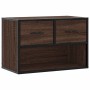 TV-Möbel aus Ingenieurholz und Metall in Eichenbraun, 60x31x39,5 cm. von , TV-Möbel - Ref: Foro24-848913, Preis: 52,86 €, Rab...