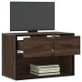 TV-Möbel aus Ingenieurholz und Metall in Eichenbraun, 60x31x39,5 cm. von , TV-Möbel - Ref: Foro24-848913, Preis: 42,93 €, Rab...