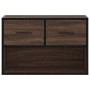 TV-Möbel aus Ingenieurholz und Metall in Eichenbraun, 60x31x39,5 cm. von , TV-Möbel - Ref: Foro24-848913, Preis: 52,86 €, Rab...