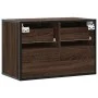 TV-Möbel aus Ingenieurholz und Metall in Eichenbraun, 60x31x39,5 cm. von , TV-Möbel - Ref: Foro24-848913, Preis: 42,93 €, Rab...