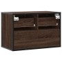 TV-Möbel aus Ingenieurholz und Metall in Eichenbraun, 60x31x39,5 cm. von , TV-Möbel - Ref: Foro24-848913, Preis: 52,86 €, Rab...