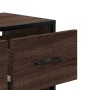Mueble TV madera ingeniería y metal marrón roble 60x31x39,5 cm by , TV Furniture - Ref: Foro24-848913, Price: 52,86 €, Discou...