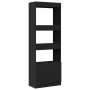 Schwarzer Hochschrank aus Spanplatte 63x33x180 cm von , Bücherregale und Regale - Ref: Foro24-3309601, Preis: 92,32 €, Rabatt: %