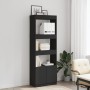 Schwarzer Hochschrank aus Spanplatte 63x33x180 cm von , Bücherregale und Regale - Ref: Foro24-3309601, Preis: 93,42 €, Rabatt: %