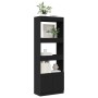 Schwarzer Hochschrank aus Spanplatte 63x33x180 cm von , Bücherregale und Regale - Ref: Foro24-3309601, Preis: 93,42 €, Rabatt: %