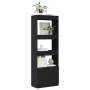Schwarzer Hochschrank aus Spanplatte 63x33x180 cm von , Bücherregale und Regale - Ref: Foro24-3309601, Preis: 92,32 €, Rabatt: %