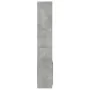 Aparador alto madera de ingeniería gris hormigón 63x33x180 cm de , Librerías y estanterías - Ref: Foro24-3309603, Precio: 89,...