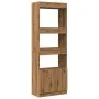 Aparador alto madera de ingeniería roble artesanal 63x33x180 cm de , Librerías y estanterías - Ref: Foro24-3309608, Precio: 1...