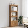 Handgefertigter hoher Schrank aus Eichen-Ingenieurholz, 63x33x180 cm. von , Bücherregale und Regale - Ref: Foro24-3309608, Pr...