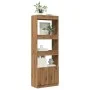 Aparador alto madera de ingeniería roble artesanal 63x33x180 cm de , Librerías y estanterías - Ref: Foro24-3309608, Precio: 1...