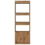 Aparador alto madera de ingeniería roble artesanal 63x33x180 cm de , Librerías y estanterías - Ref: Foro24-3309608, Precio: 1...