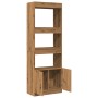 Handgefertigter hoher Schrank aus Eichen-Ingenieurholz, 63x33x180 cm. von , Bücherregale und Regale - Ref: Foro24-3309608, Pr...