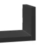 Wandregal, 3-teilig, aus schwarzem Ingenieurholz von , Regale und Regale - Ref: Foro24-853309, Preis: 19,20 €, Rabatt: %