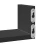 Wandregal, 3-teilig, aus schwarzem Ingenieurholz von , Regale und Regale - Ref: Foro24-853309, Preis: 19,20 €, Rabatt: %